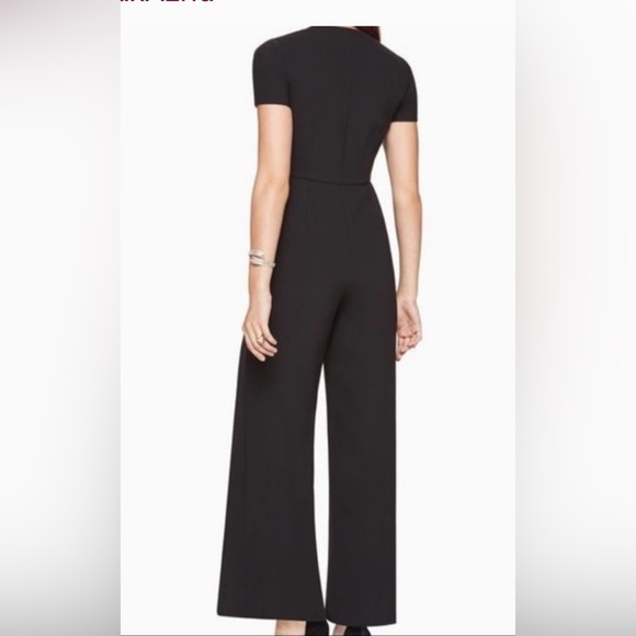 NWT, BCBG Johnny Cut Out Jumpsuit, Black, size S - Picture 3 of 8